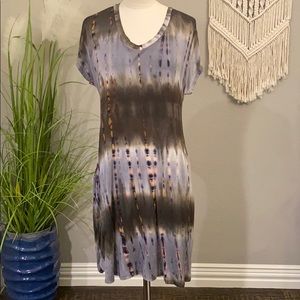 Olive dress with pockets